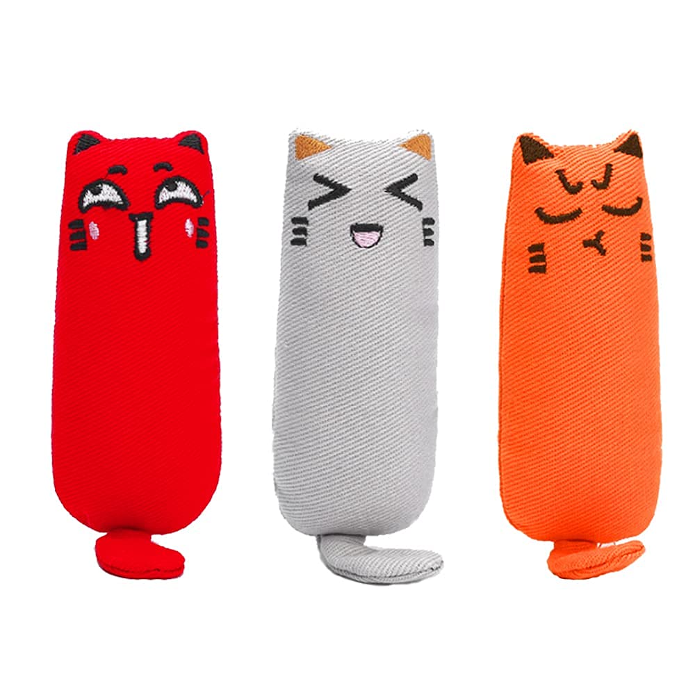 Qpets 3 Pcs Cute Catnip Cat Toys Pure Cotton Cat Playing Toys Teeth Cleaning Toys Rat Toy for Cat Kitten Toys Cat Toys for Kittens Qpets 3 Pcs Cute Catnip Cat Toys Pure Cotton Cat Playing Toys Teeth Cleaning Toys Rat Toy for Cat Kitten Toys Cat Toys for Kittens